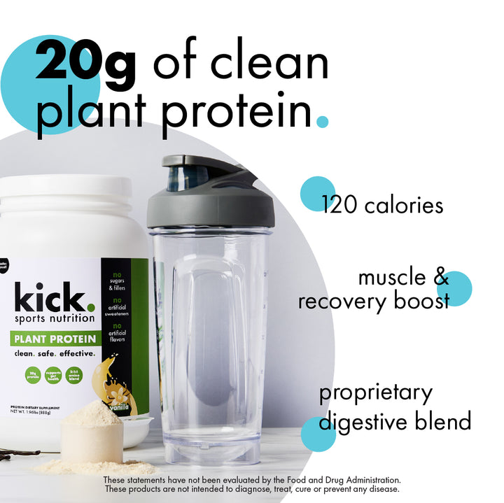 plant protein. vanilla.