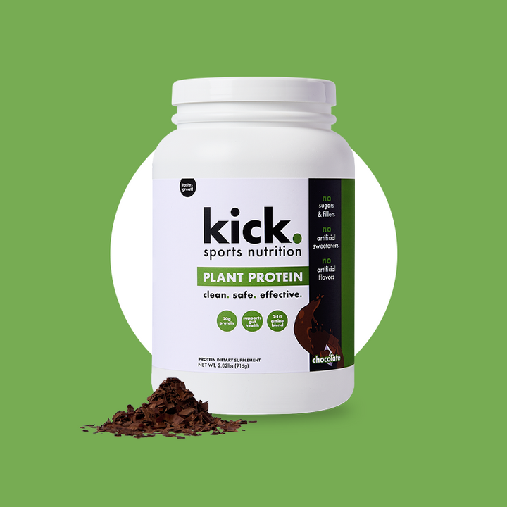 plant protein. chocolate.