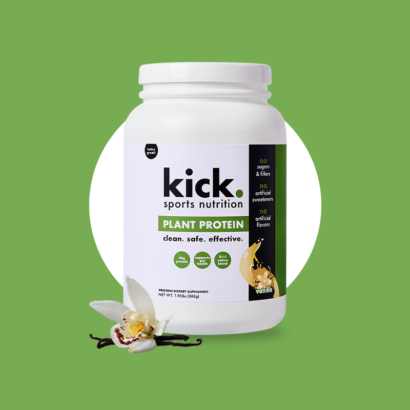 plant protein. vanilla.