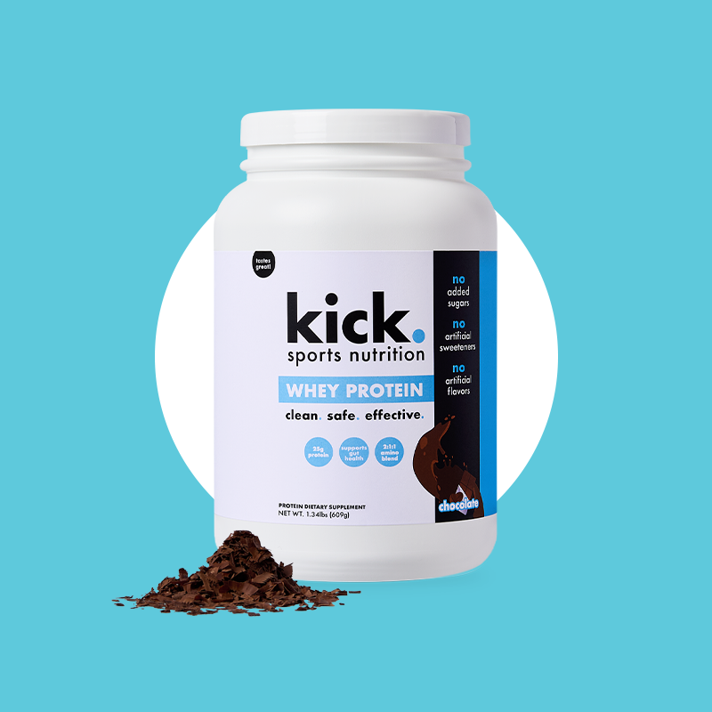whey protein. chocolate.
